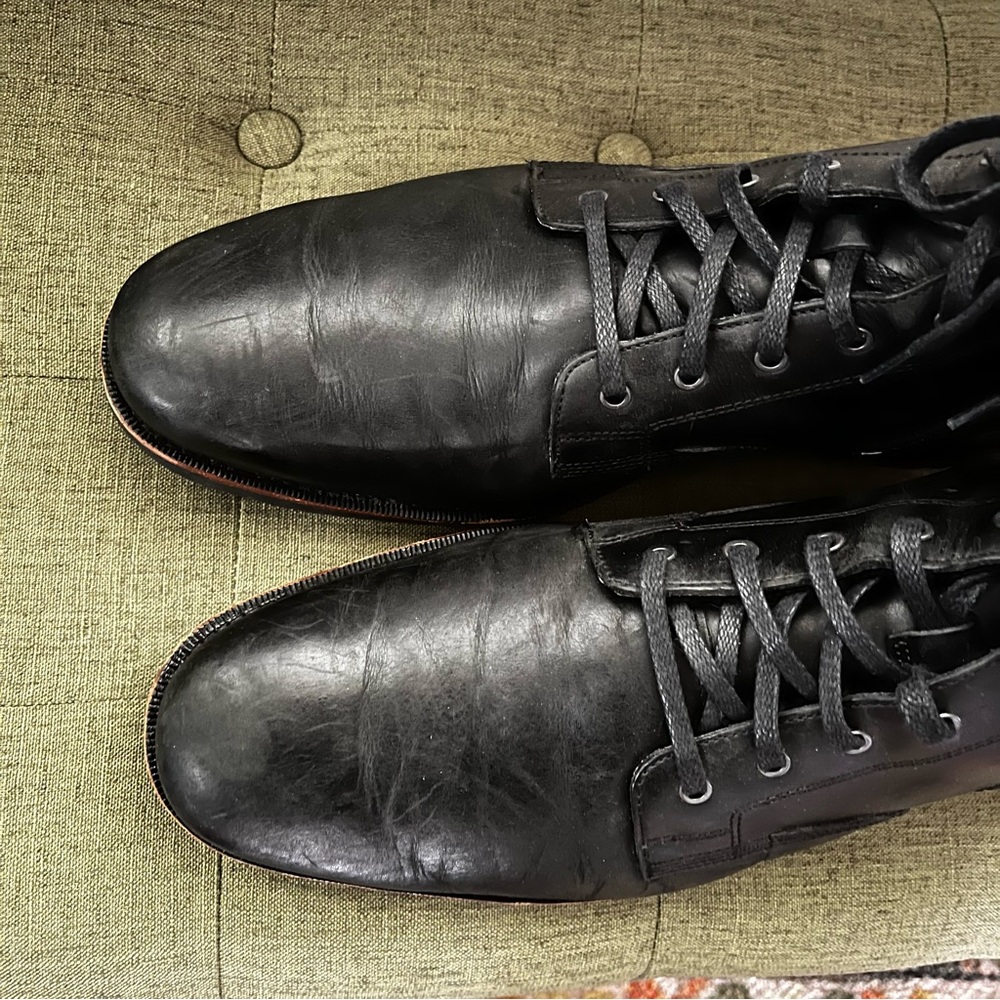 Timberland Black Leather Men's Ankle Boots - Picture 3 of 10
